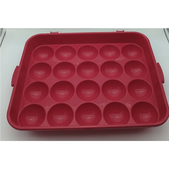 Sterilite 20 Compartment Christmas Holiday Ornament Box Storage Case Tote - Picture 5 of 5